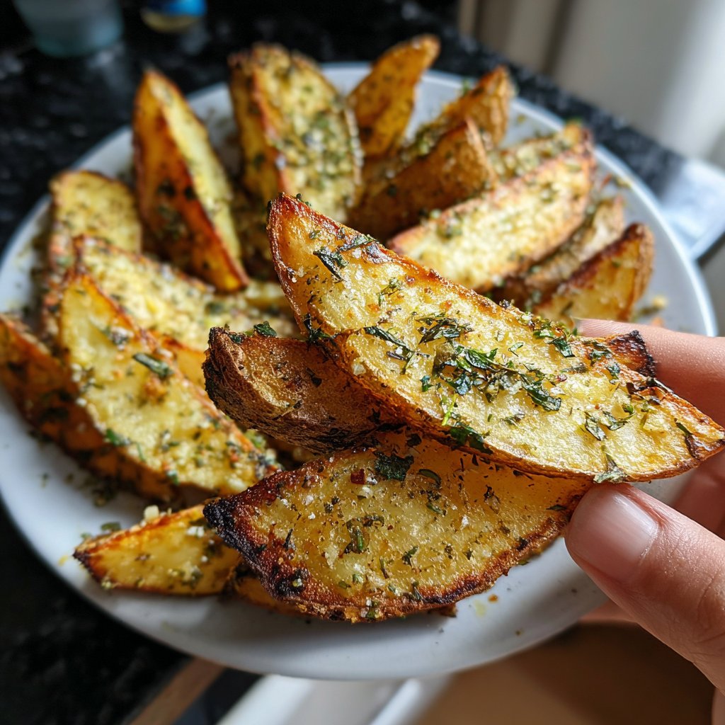 Gegrillte Kartoffelspalten