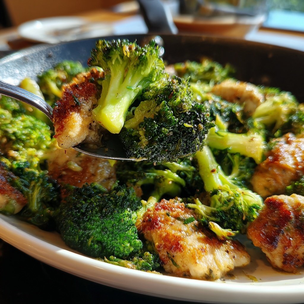Brokkoli Hähnchen Pfanne Schnell