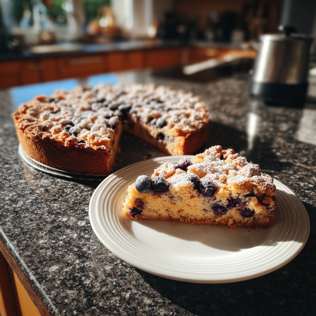Streuselkuchen Mit Heidelbeeren