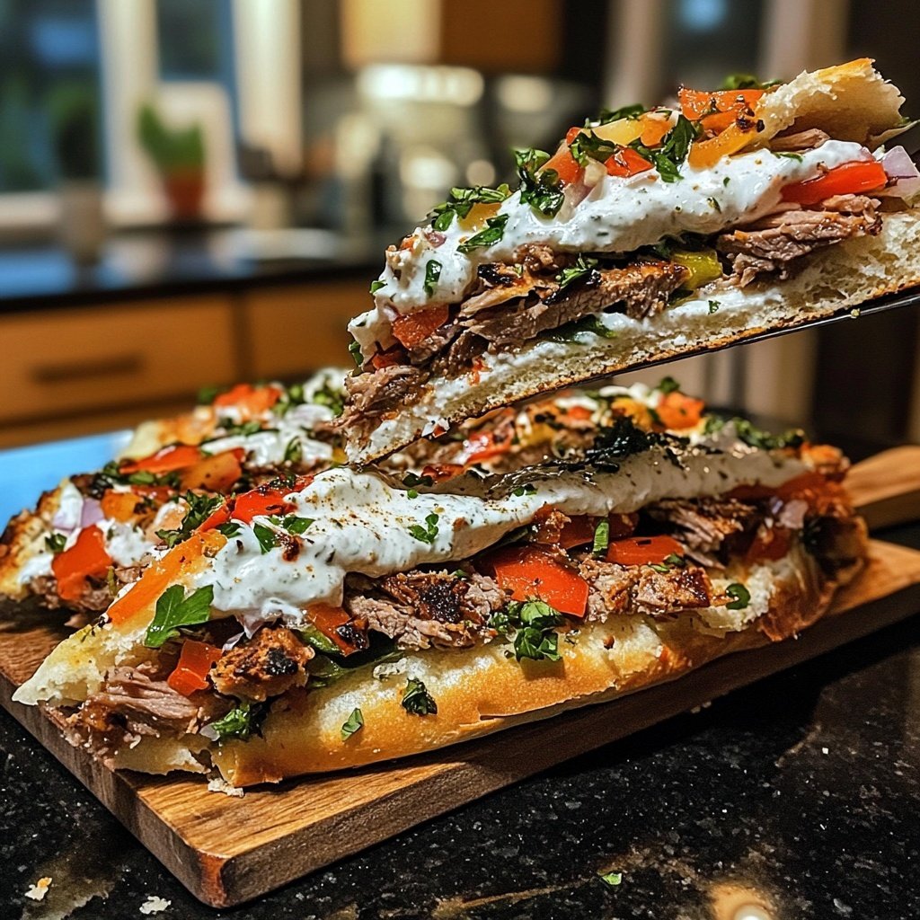 Döner mit Knoblauchjoghurt