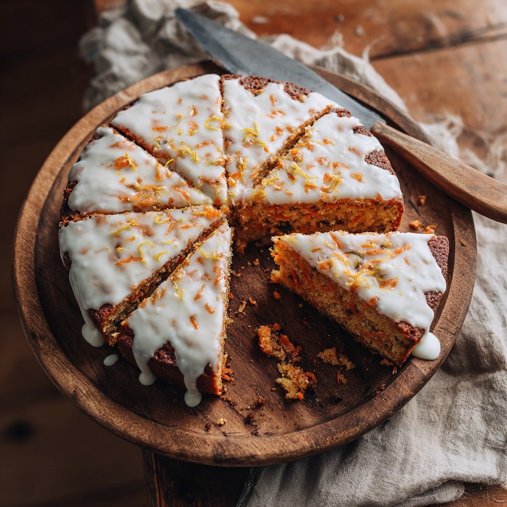 Karottenkuchen Mit Joghurt Teig